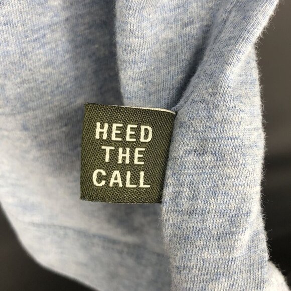 Howler Bros Men's Rookery Palm Tree Polo Shirt M Blue Heather Cotton Surf - Picture 5 of 9